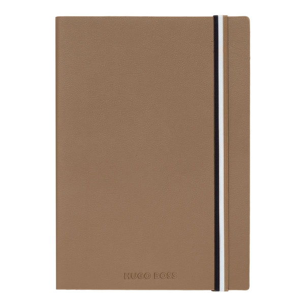 Hugo Boss Iconic Camel Lined Notebook A5