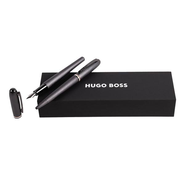 Hugo Boss Set Contour Fountain pen and Contour Ballpoint Pen