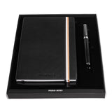 Hugo Boss Set Iconic Notebook A5 And Gear Fountain Pen