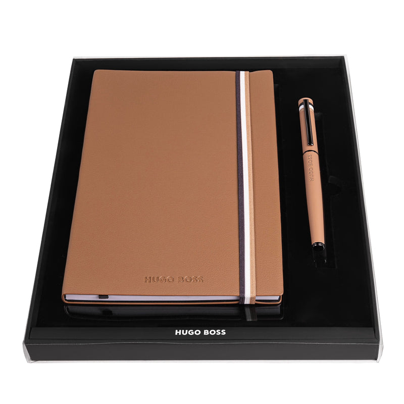 Hugo Boss Set Iconic Notebook A5 And Loop Rollerball Pen