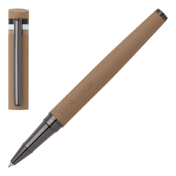 Hugo Boss Loop Iconic Rollerball Pen Camel