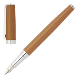 Hugo Boss Gear Icon Camel Fountain Pen