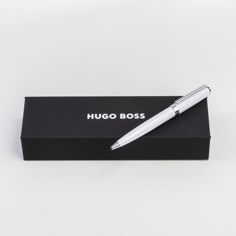 Hugo Boss Gear Icon Ballpoint Pen White