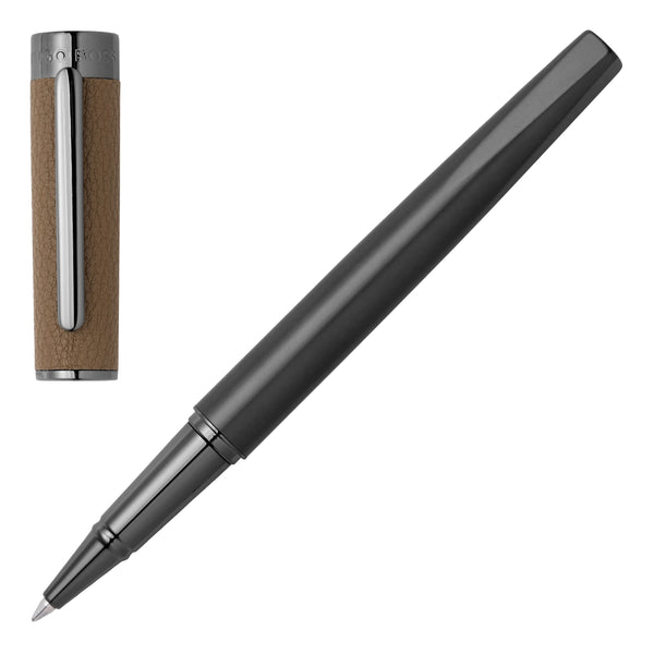 Hugo Boss Corium Rollerball Pen Camel