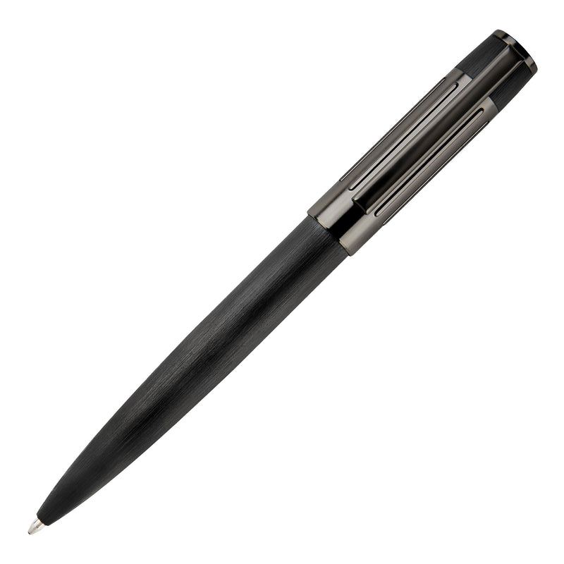 Hugo Boss Gear Ribs Ballpoint Pen Black