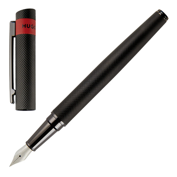 Hugo Boss Loop diamond Fountain Pen Black