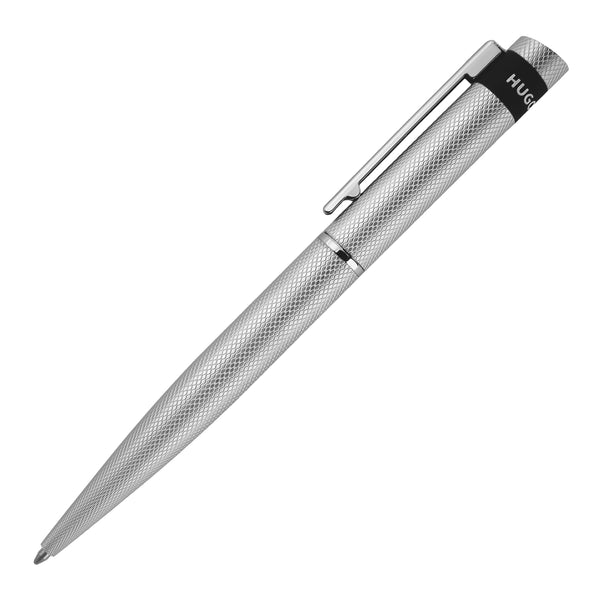 Hugo Boss Loop Diamond Ballpoint Pen Chrome