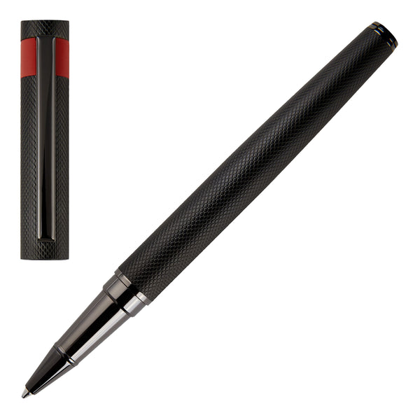 Hugo Boss Loop Diamond Rollerball Pen Black