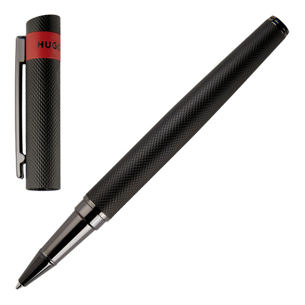 Hugo Boss Loop Diamond Rollerball Pen Black