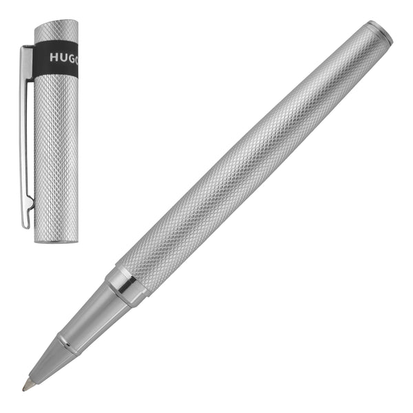 Hugo Boss Loop Diamond Rollerball Pen Chrome