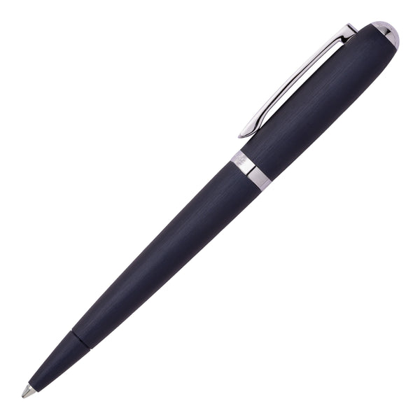 Hugo Boss Contour Brushed Ballpoint Pen Navy