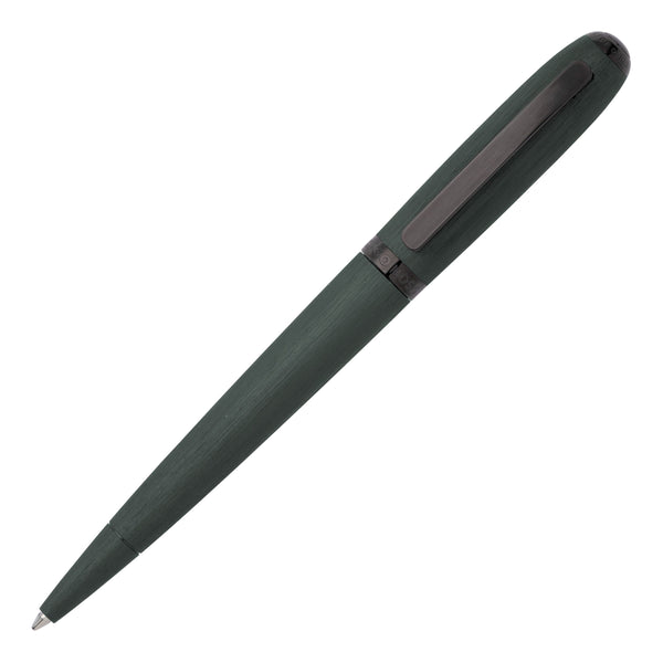 Hugo Boss Contour Brushed Ballpoint Pen Green