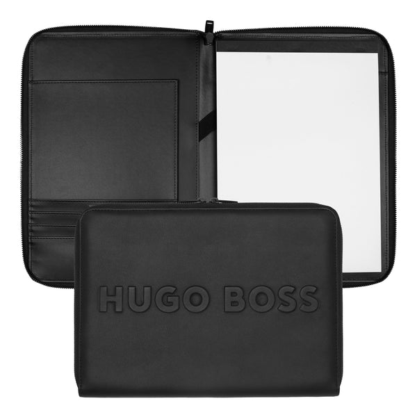 Hugo Boss label Conference Folder A5 Black