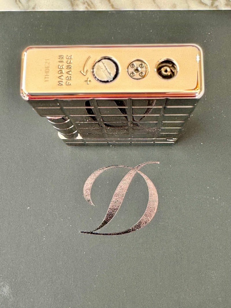 S.T. Dupont Initial White Bronze Lighter  020800B