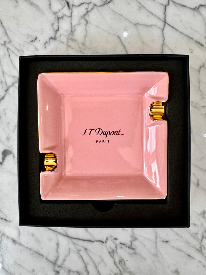 S.T. Dupont MINI PASTEL PINK ASHTRAY  Porcelain  006278