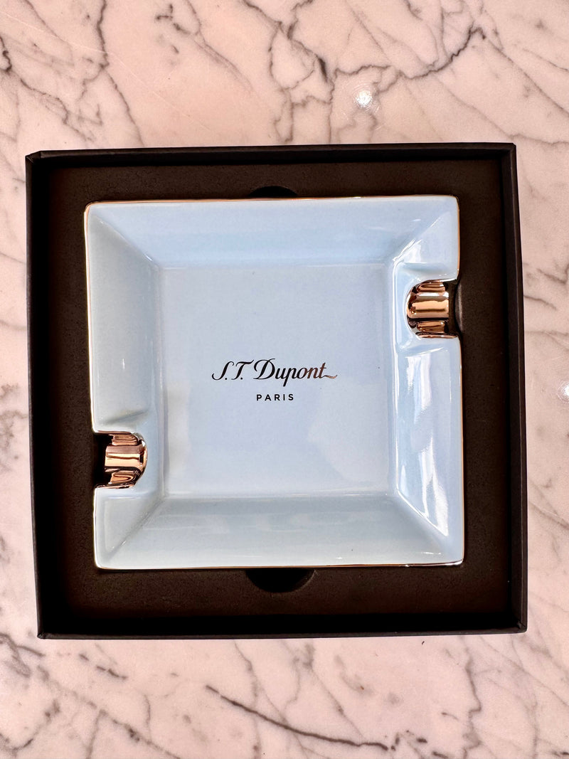 S.T. Dupont MINI PASTEL VANILLA ASHTRAY  Porcelain 006280