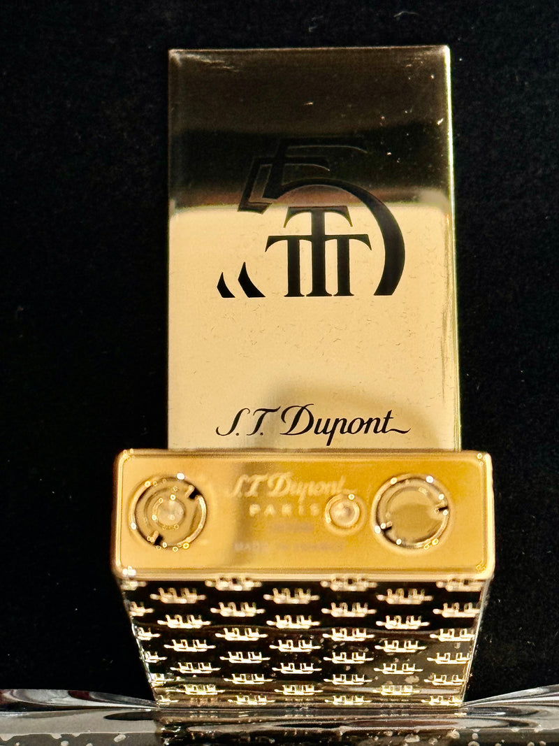 LE-GRAND S.T. DUPONT CHROME 55th ANNIVERSARY CELEBRATION TRINIDAD GOLD C23077