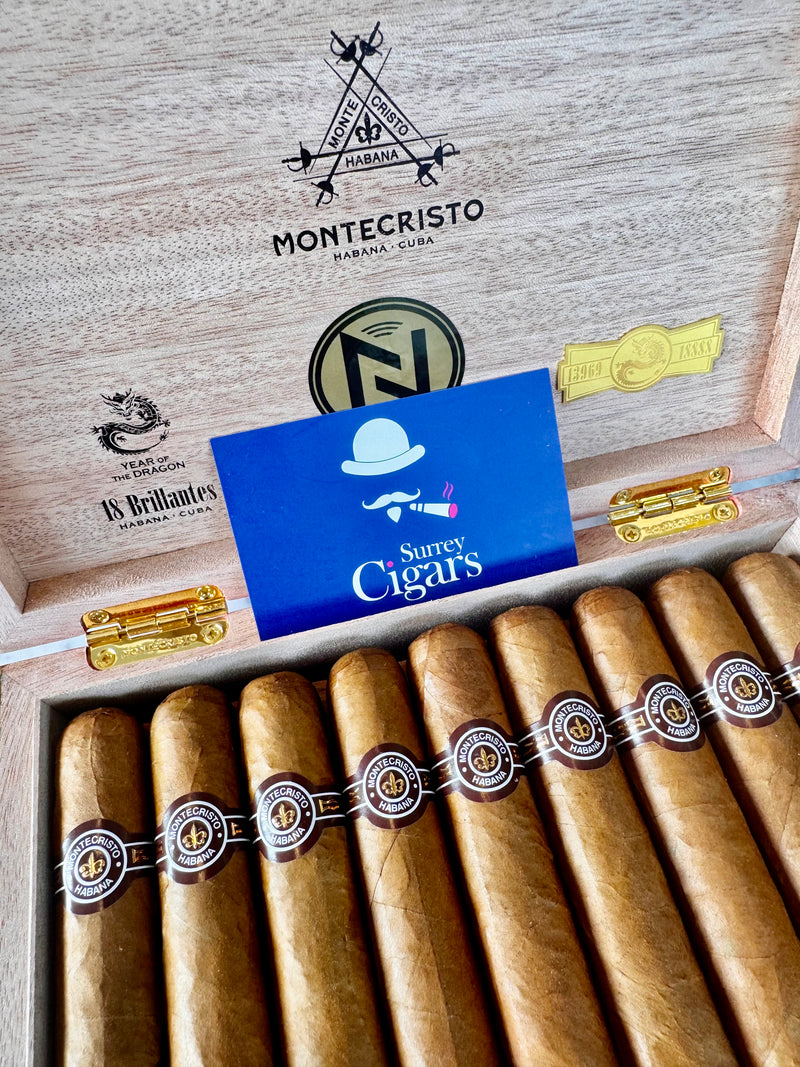 Montecristo Brillantes Year of the Dragon 2024 LIMITED EDITION NUMBERED BOX