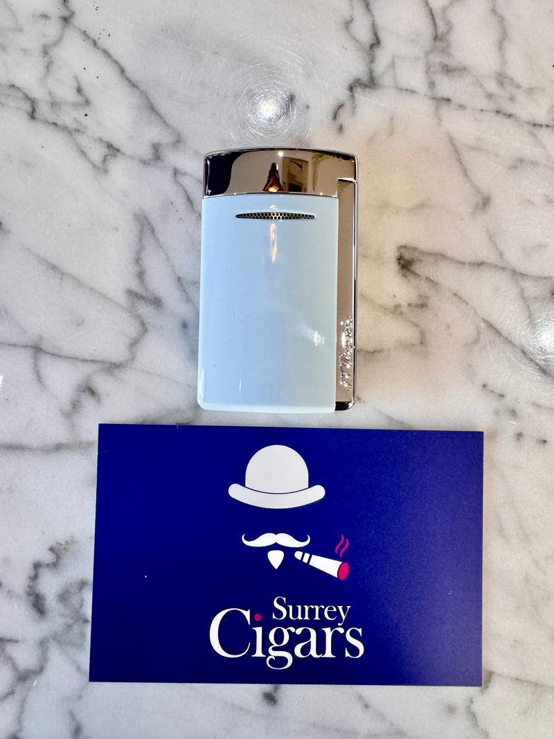 S.T. Dupont MINIJET PASTEL BABY BLUE LIGHTER - 010879