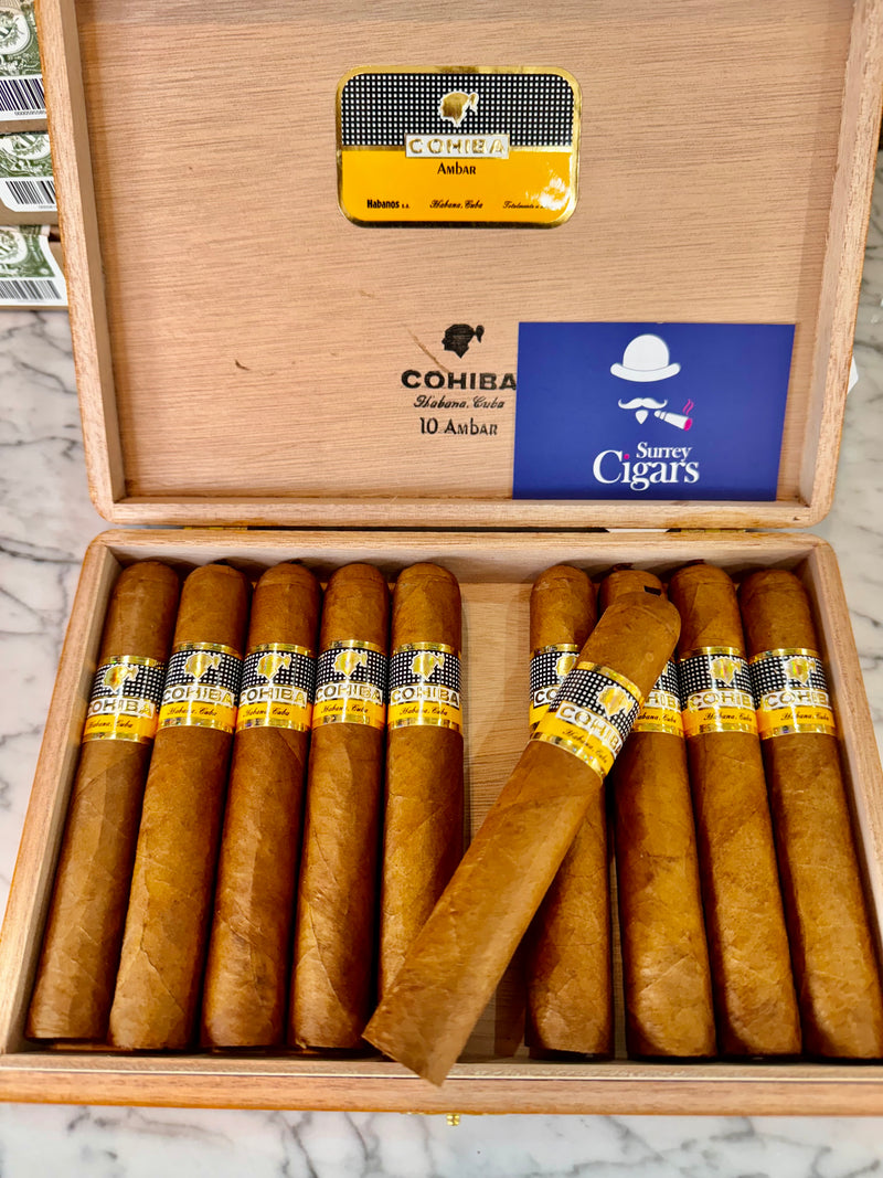 NEW Cohiba Ambar (Box of 10 Cigars)