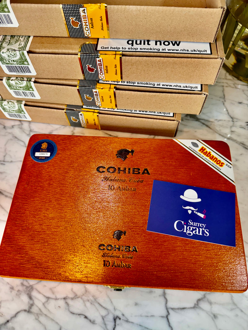 NEW Cohiba Ambar (Box of 10 Cigars)