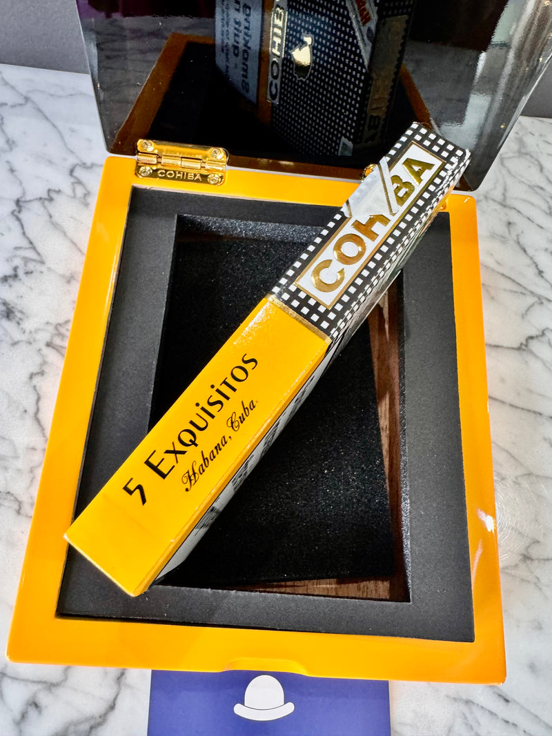 Cohiba Exquisitos in a Branded Cohiba Box – 5 Cuban Cigar Box