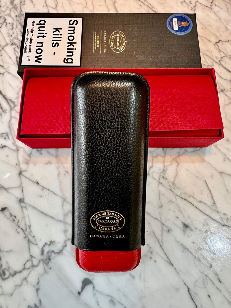 Partagás Serie P No.2 Leather Case with 2 Cigars