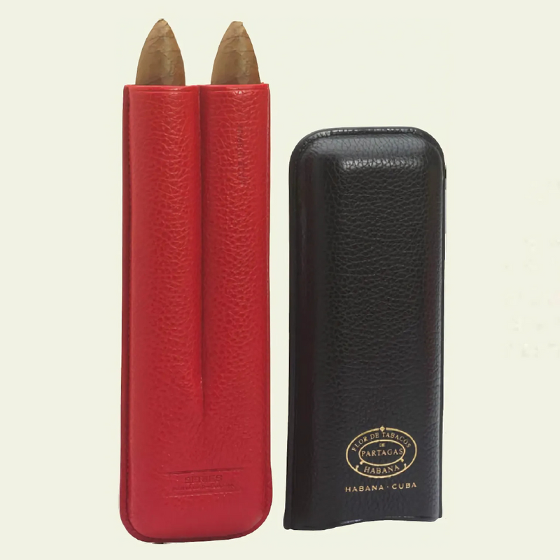 Partagás Serie P No.2 Leather Case with 2 Cigars