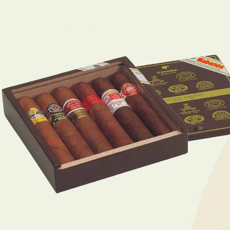 Seleccion Robusto – 6 Cuban Cigar Box