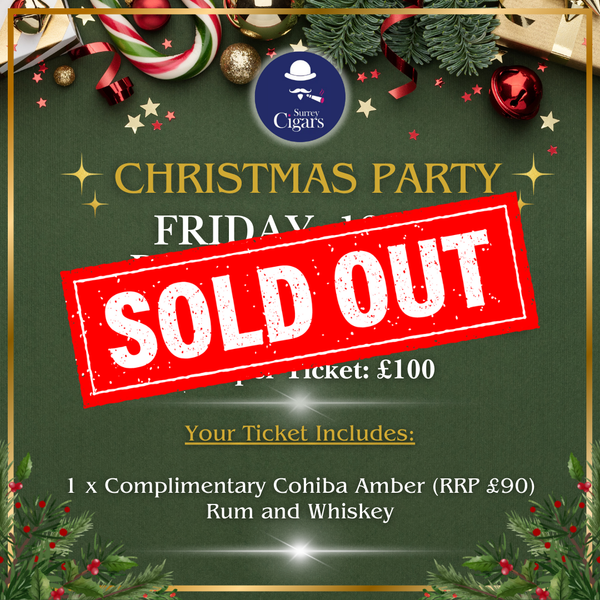 NOW SOLD OUT - Surrey Cigars 2024 Christmas Party at The Weyside