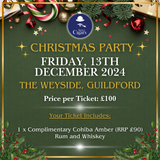 NOW SOLD OUT - Surrey Cigars 2024 Christmas Party at The Weyside