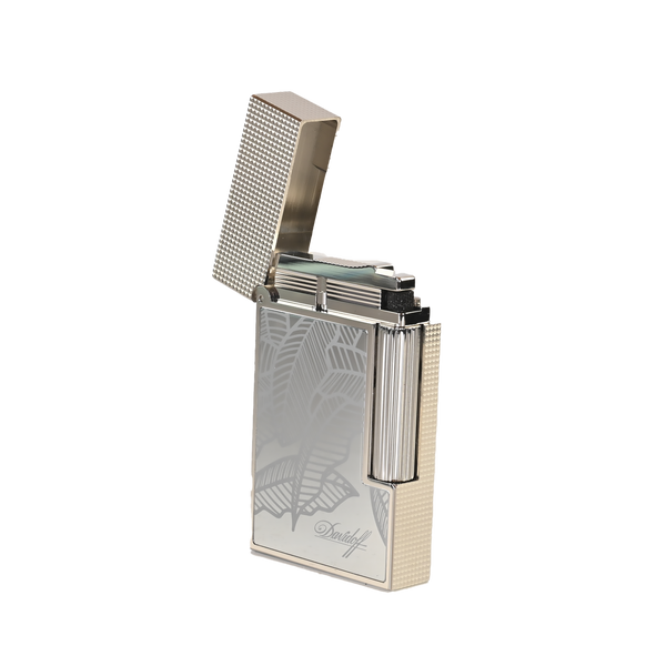 Davidoff Prestige Lighter (Palladium) - The Leaves Limited Edition (No. 002/250)